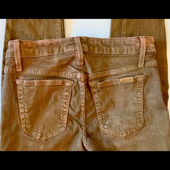 Joes “ The Skinny” Stretch Deep Antiqued Mustard Gold Jeans Size 28 - Picture 3 of 5
